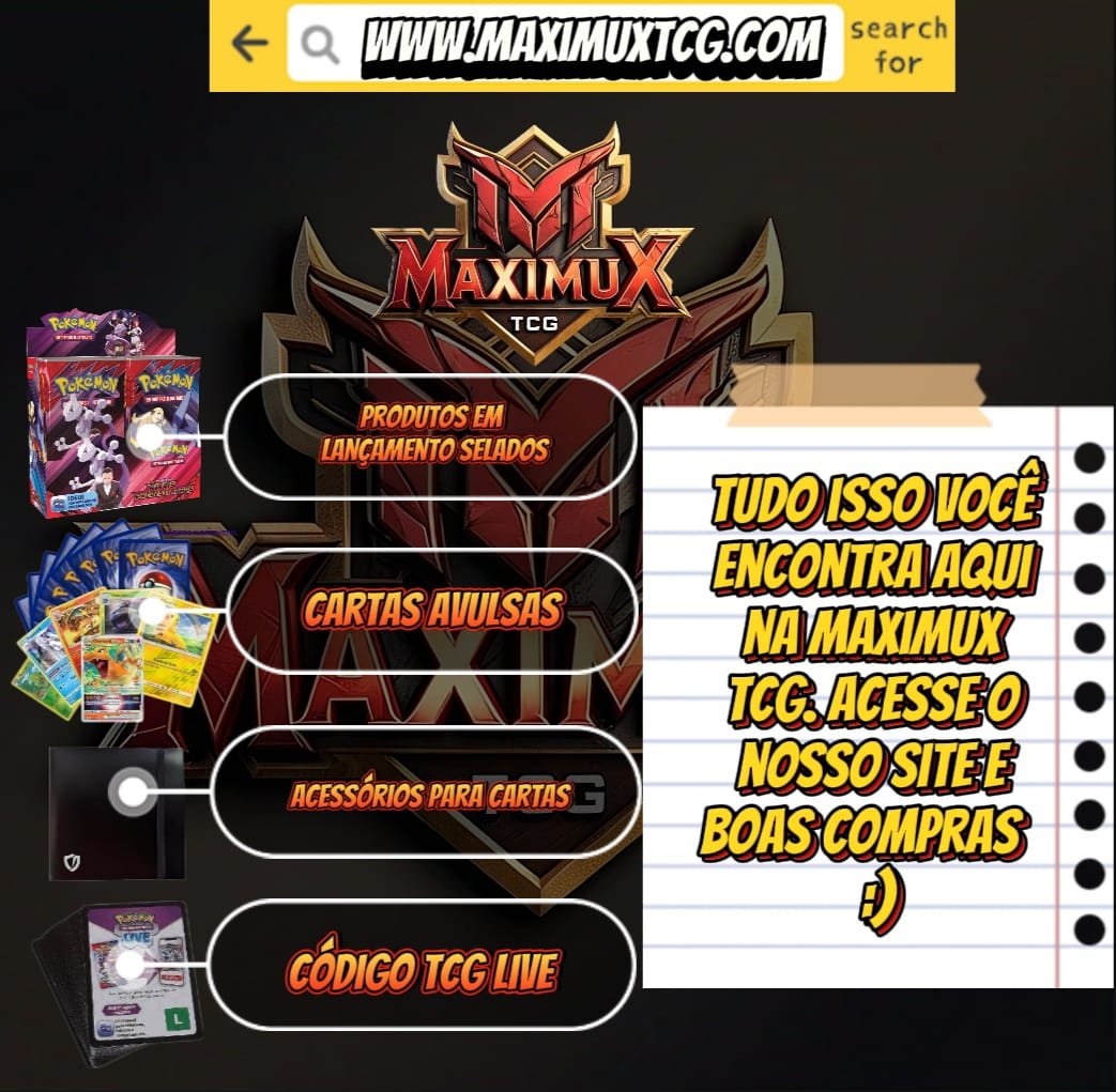 MaximuX TCG - Loja online de Cards Games Foco Pokémon