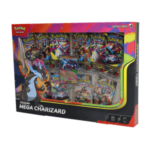 Box colecionavel Mega Charizard X